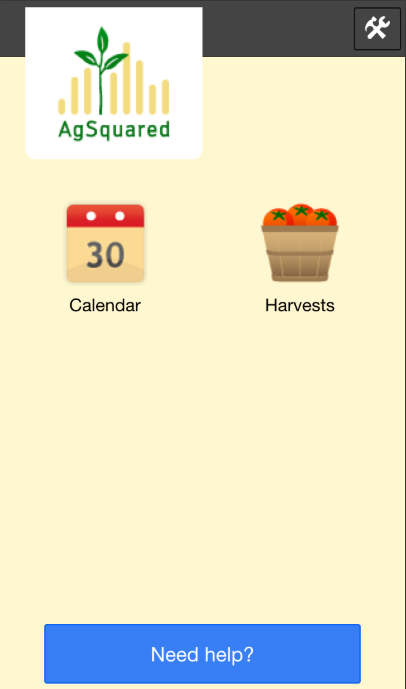 screenshot of AgSquared