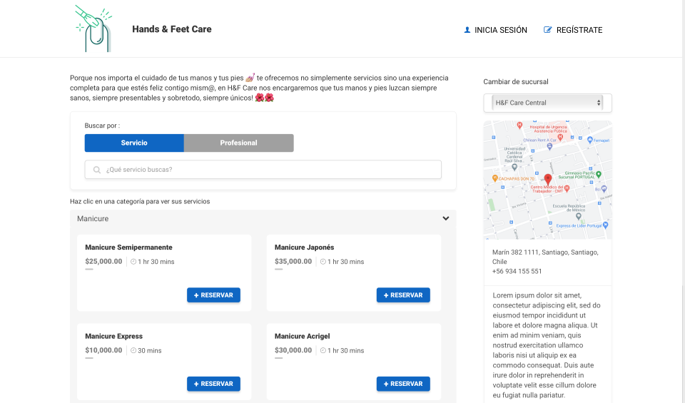 screenshot of AgendaPro