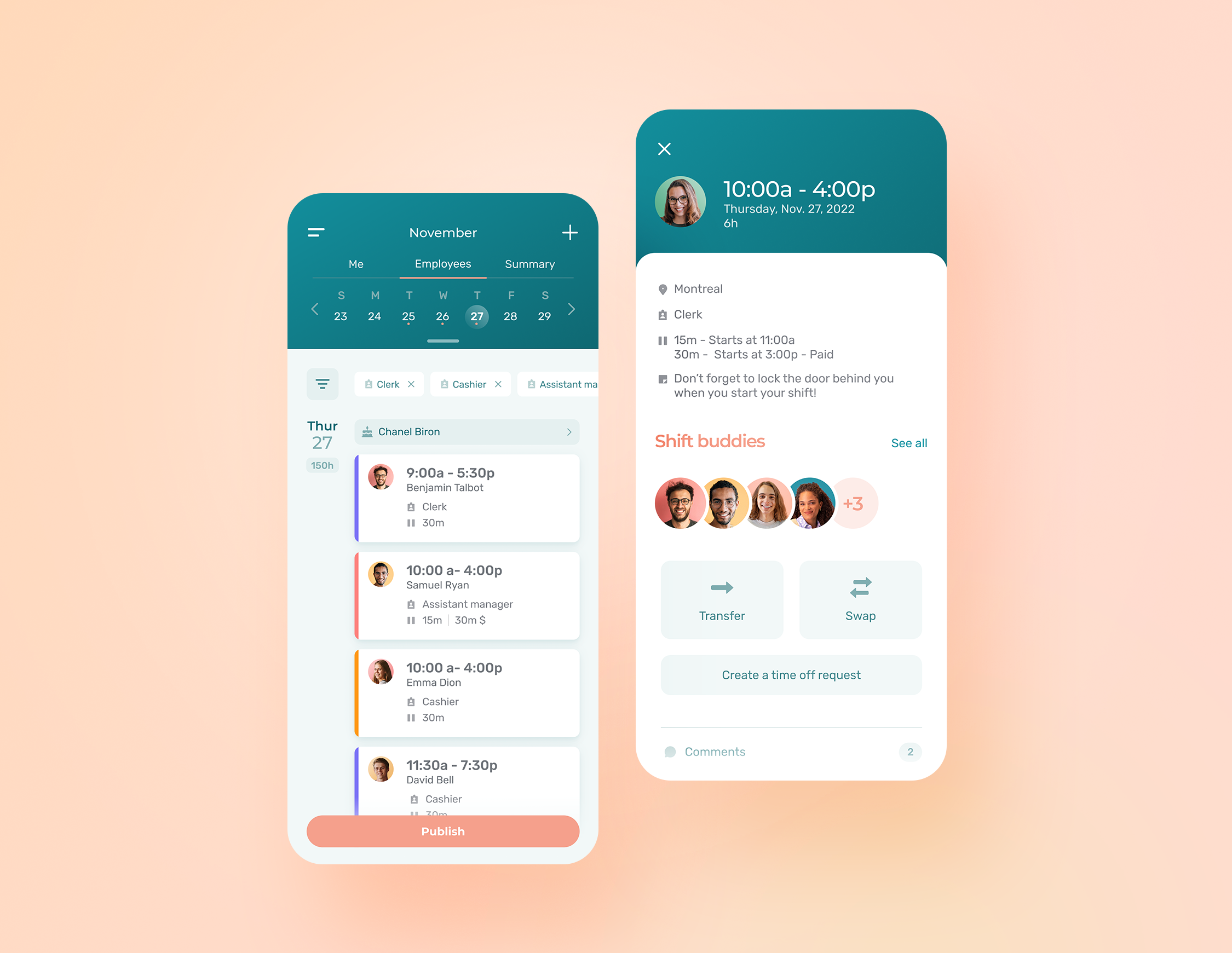 screenshot of Agendrix