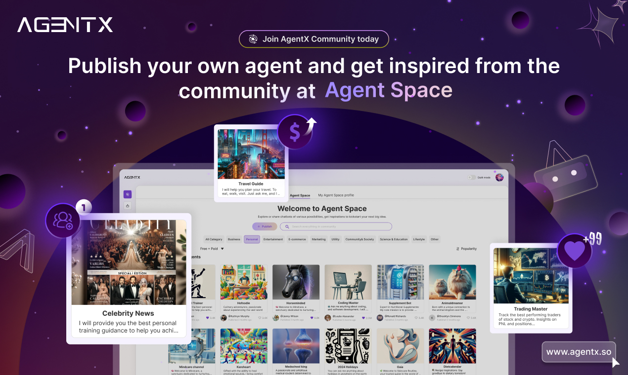 screenshot of AgentX