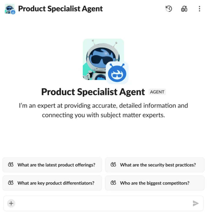 screenshot of Agentforce