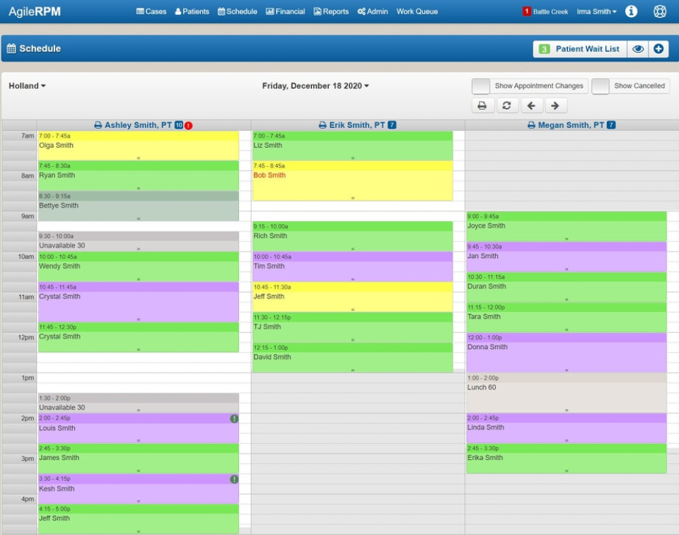 screenshot of AgileEMR