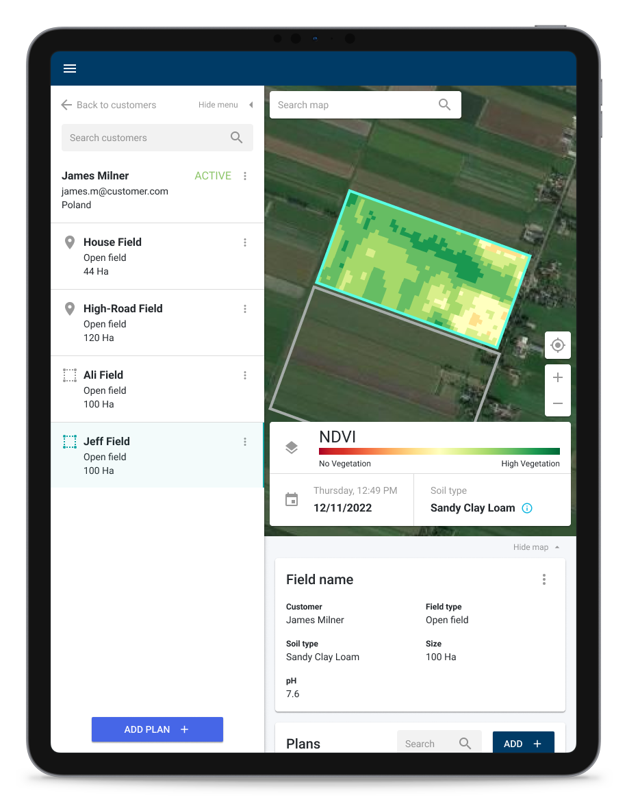 screenshot of Agmatix