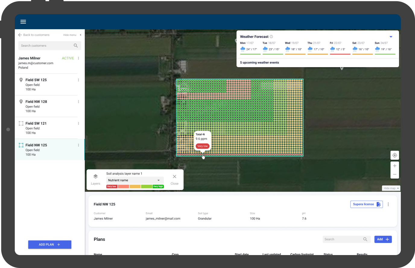 screenshot of Agmatix