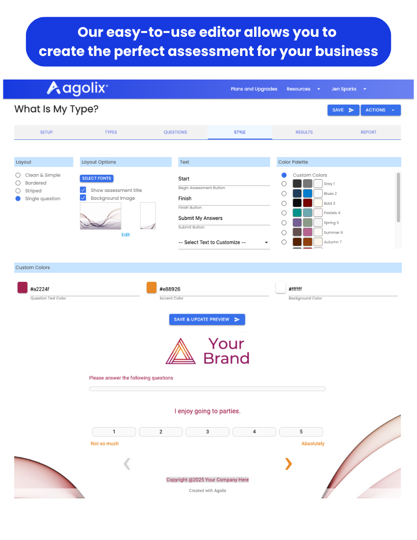 screenshot of Agolix