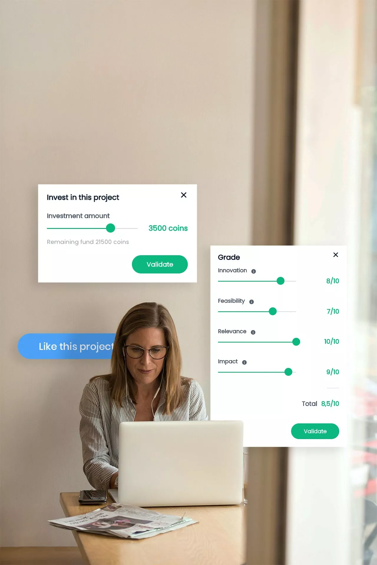 screenshot of Agorize