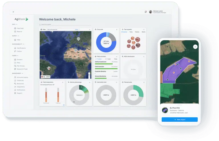 screenshot of AgriTask