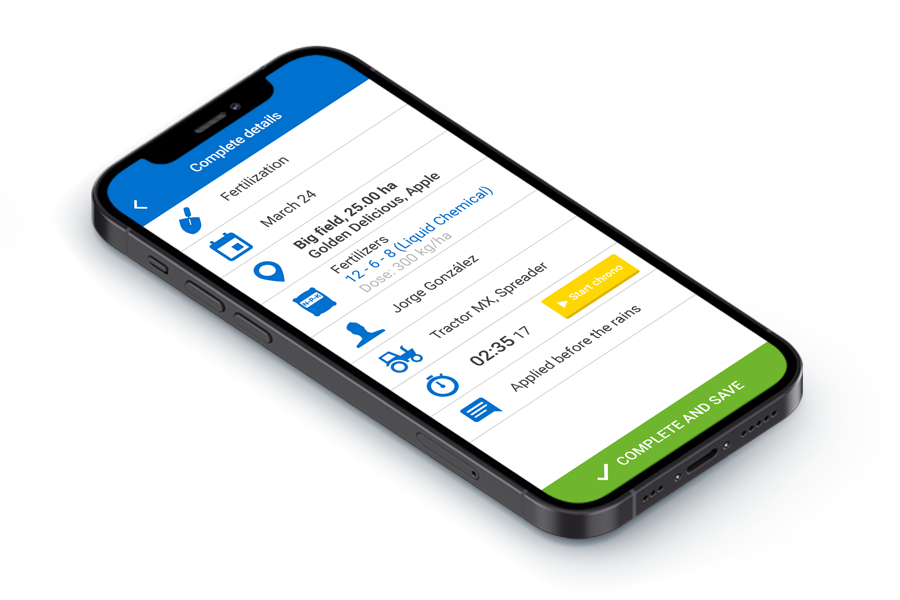 screenshot of Agroptima