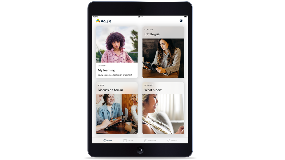 screenshot of Agylia