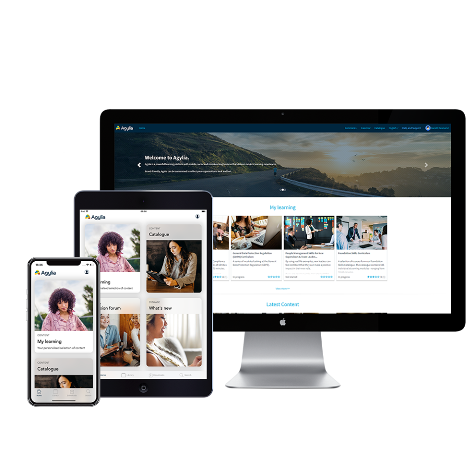 screenshot of Agylia