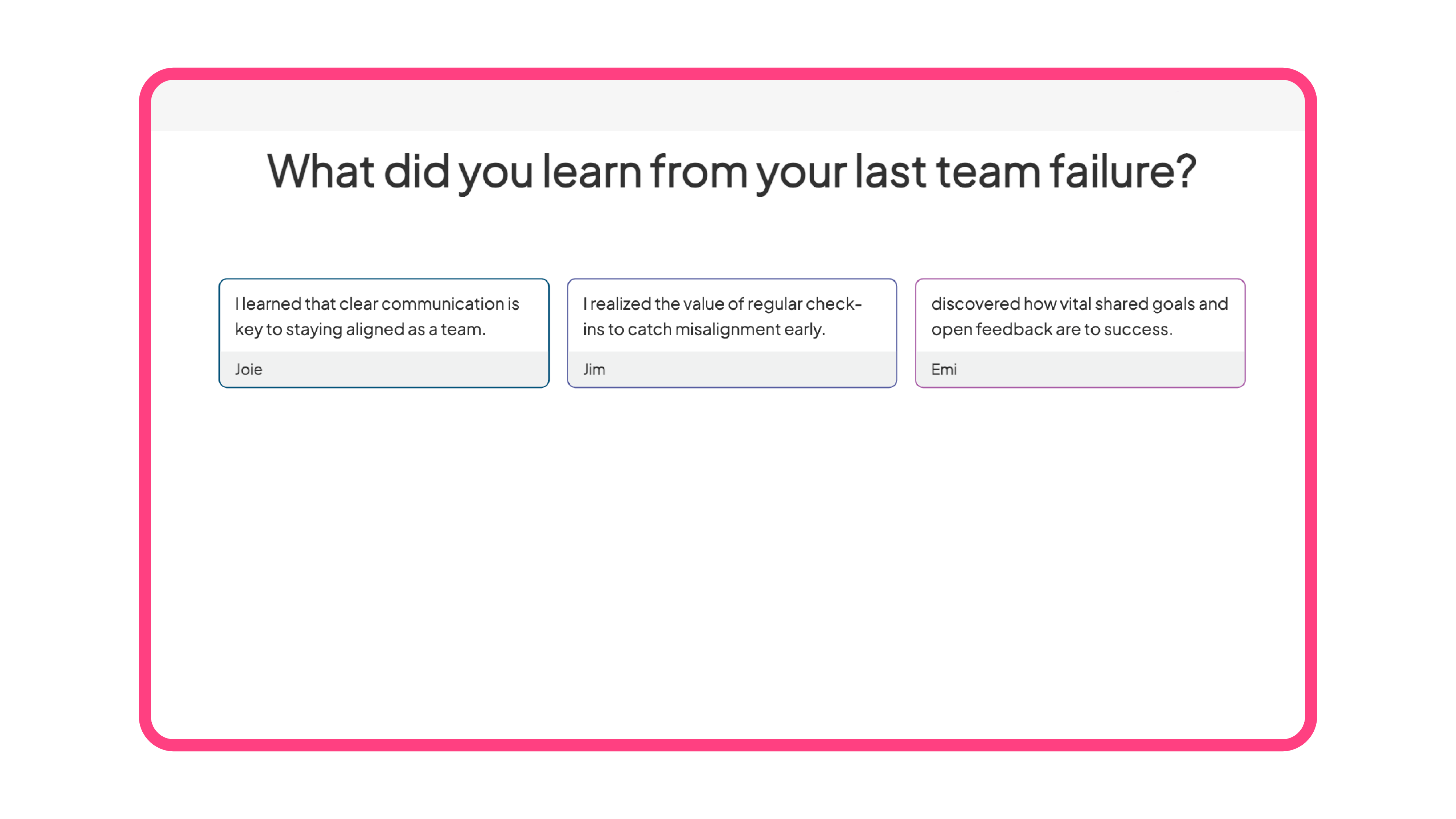 screenshot of AhaSlides