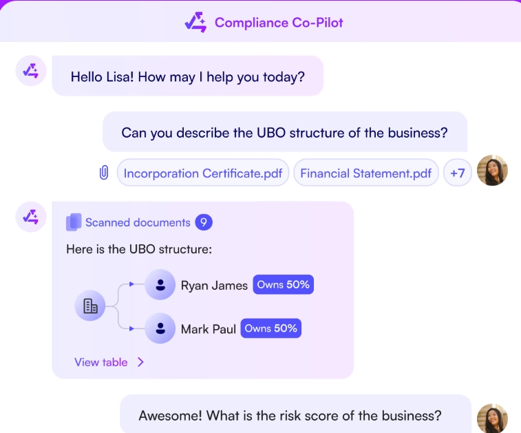 screenshot of AiPrise