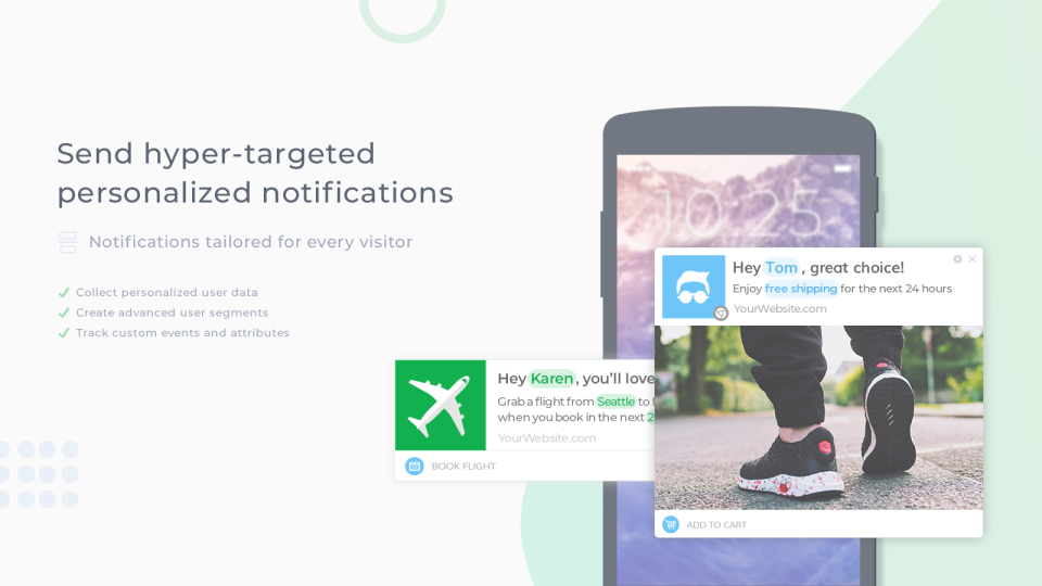 screenshot of Aimtell