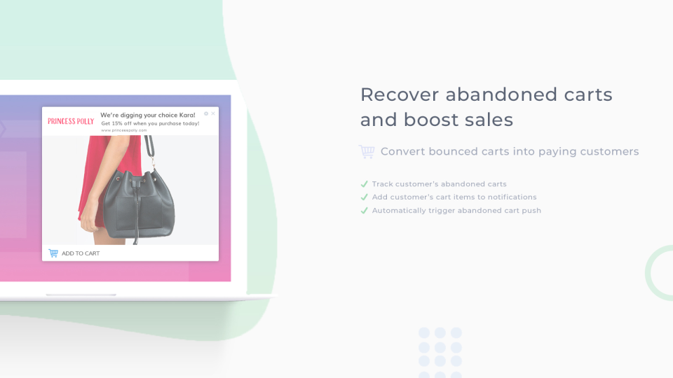 screenshot of Aimtell