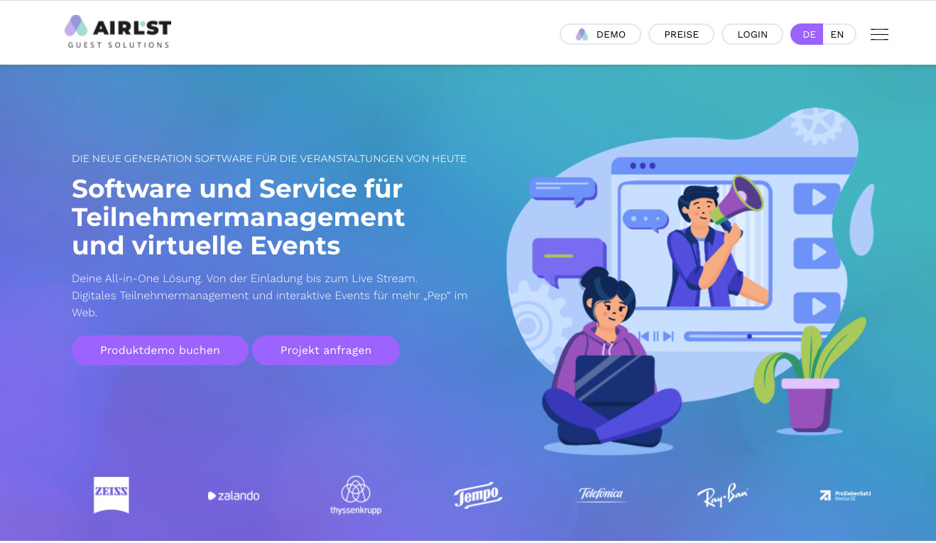 screenshot of AirLST