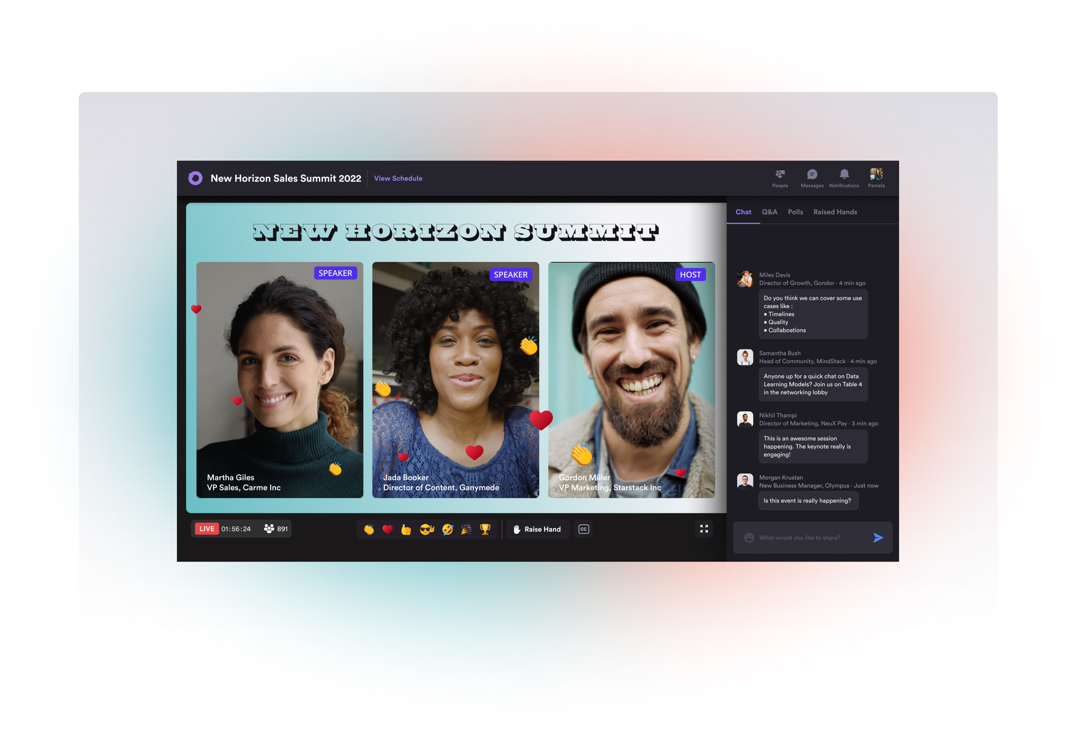screenshot of Airmeet