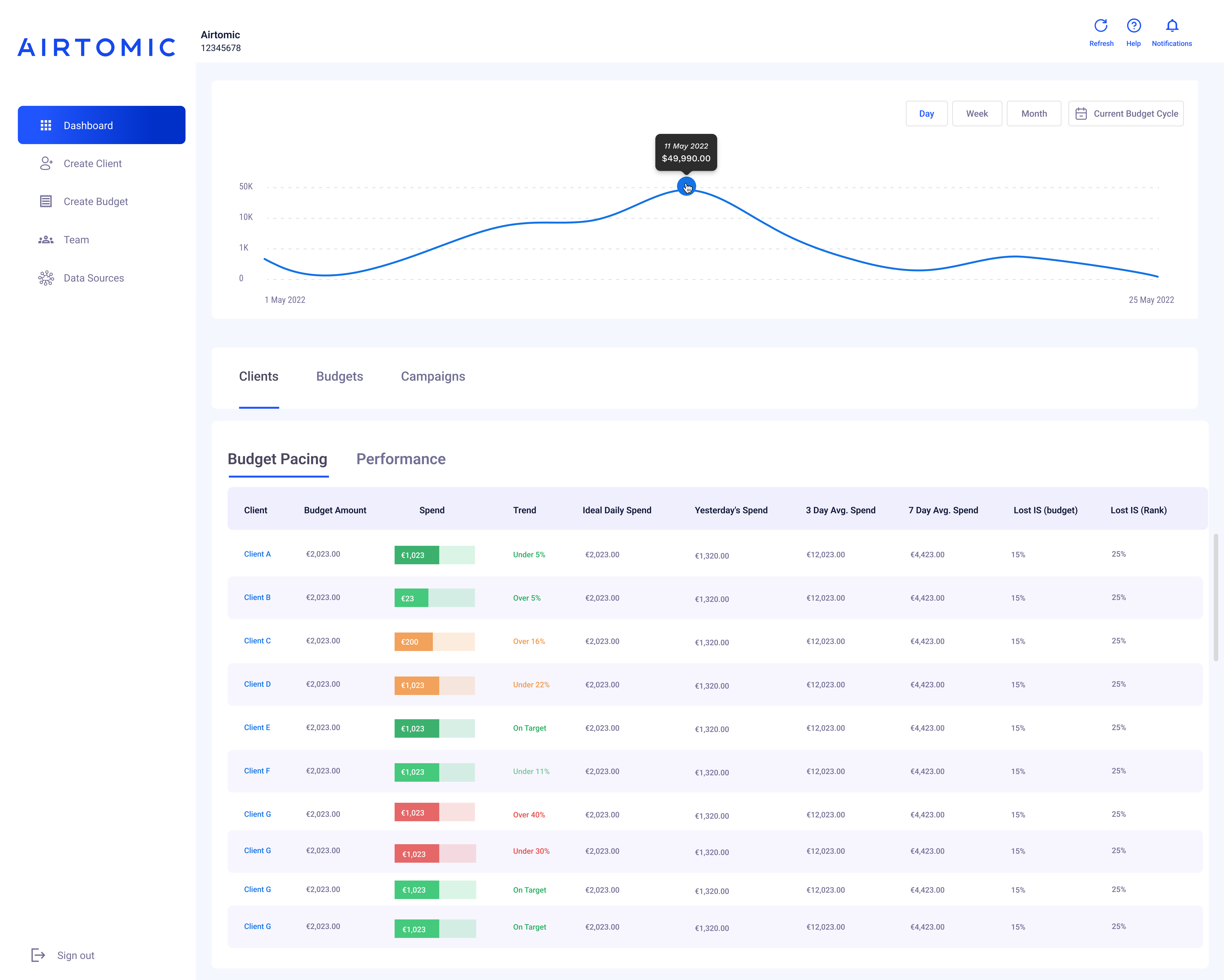 screenshot of Airtomic