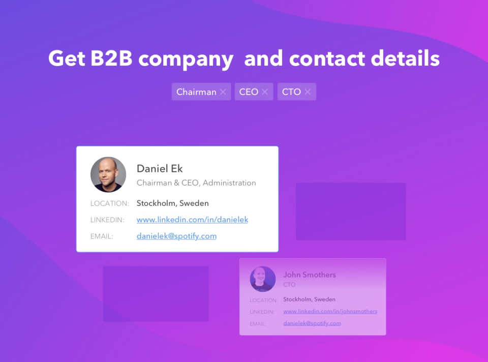 screenshot of Albacross