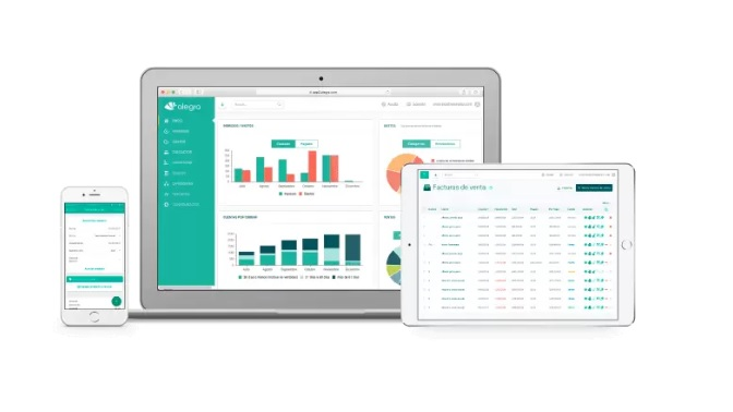 screenshot of Alegra