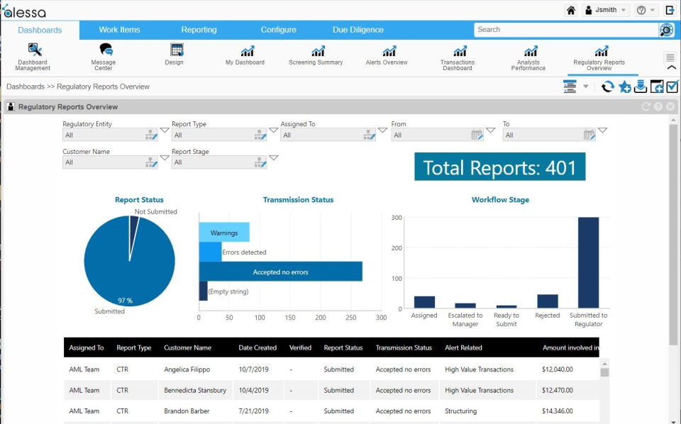 screenshot of Alessa