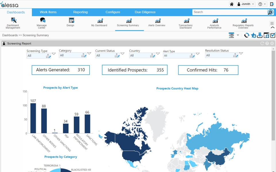 screenshot of Alessa