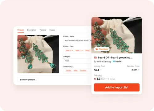screenshot of AliDrop