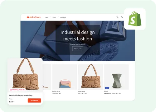 screenshot of AliDrop