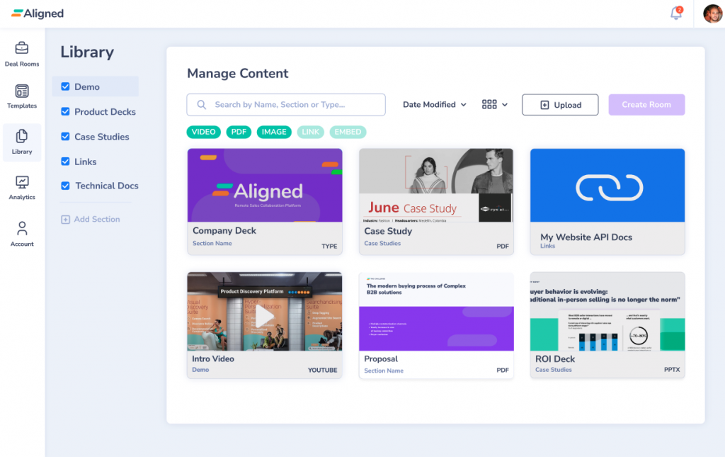 screenshot of Aligned
