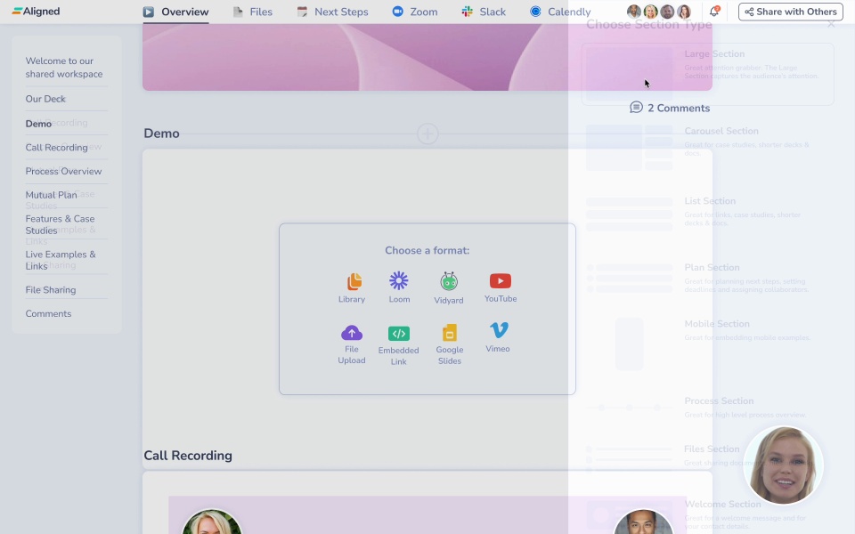 screenshot of Aligned