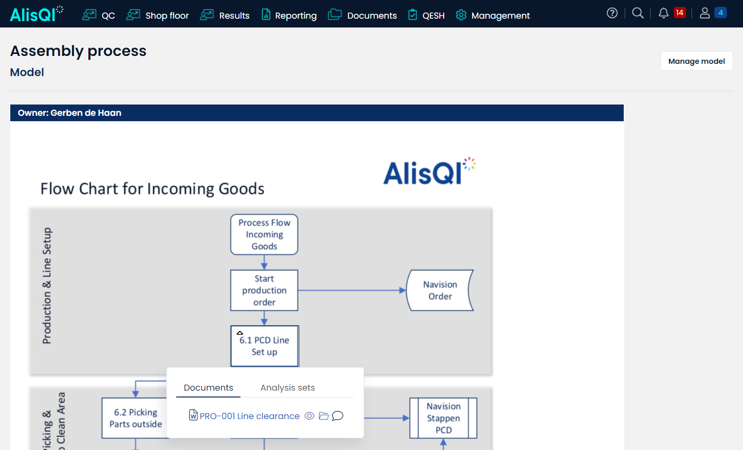 screenshot of AlisQI