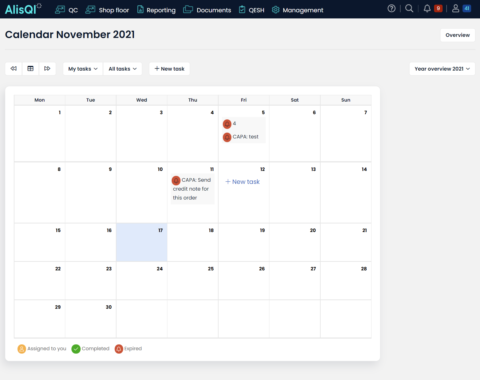 screenshot of AlisQI