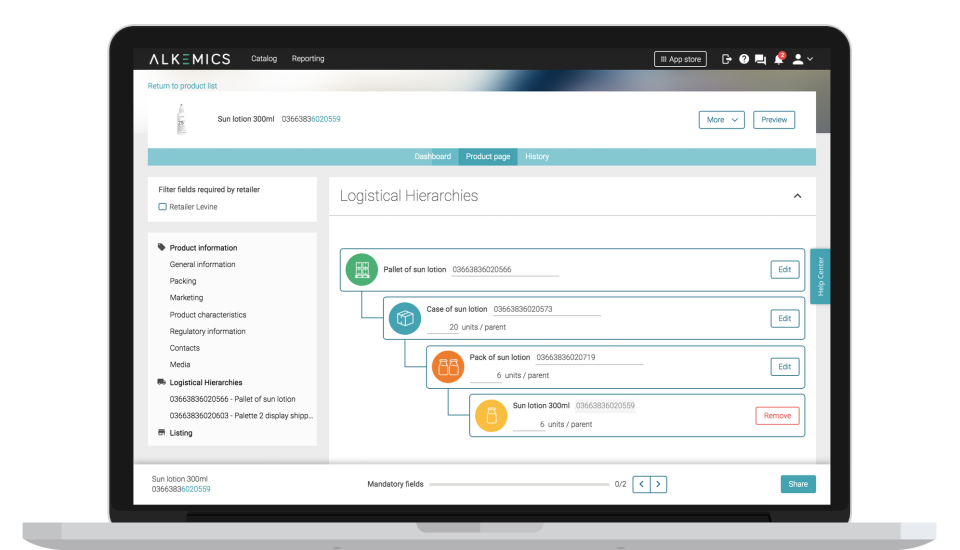 screenshot of Alkemics