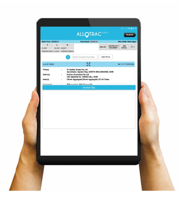 screenshot of Allotrac