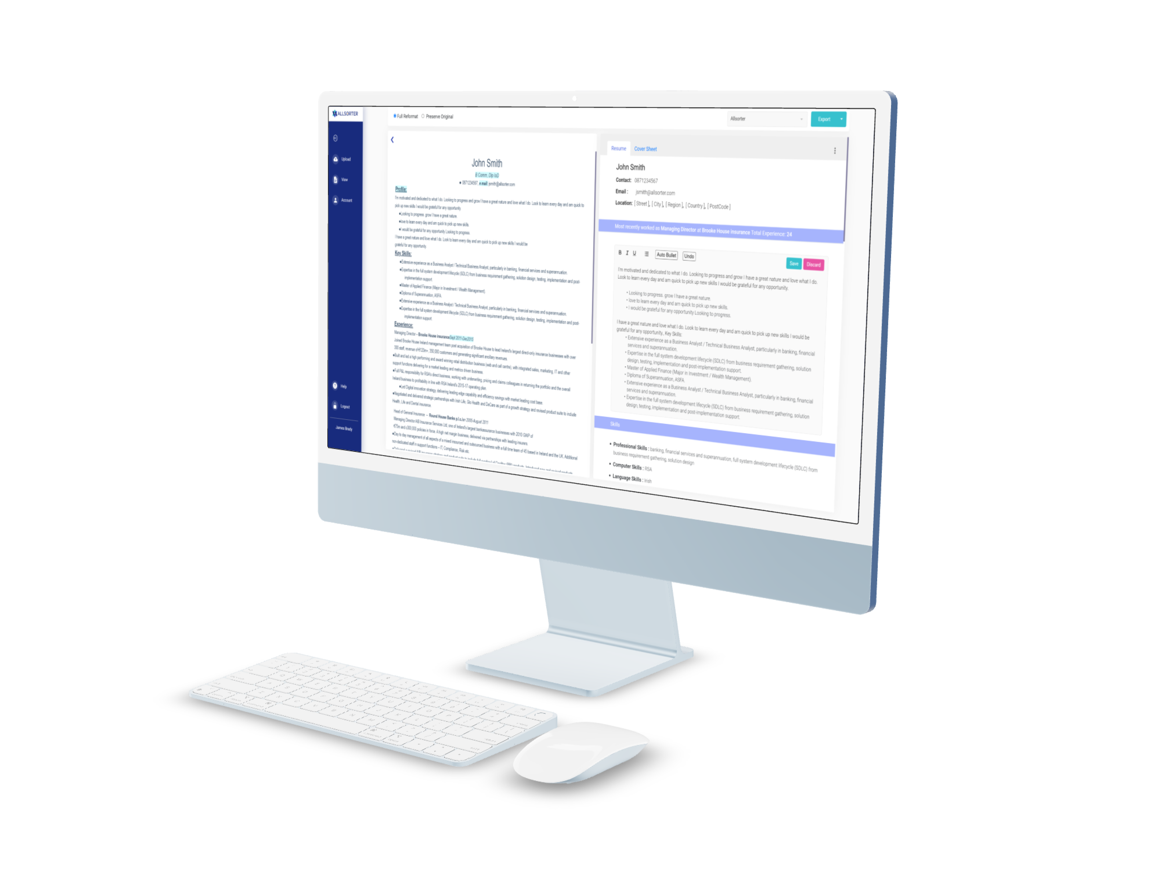 screenshot of Allsorter
