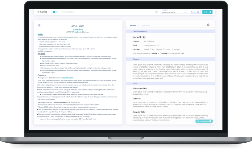 screenshot of Allsorter