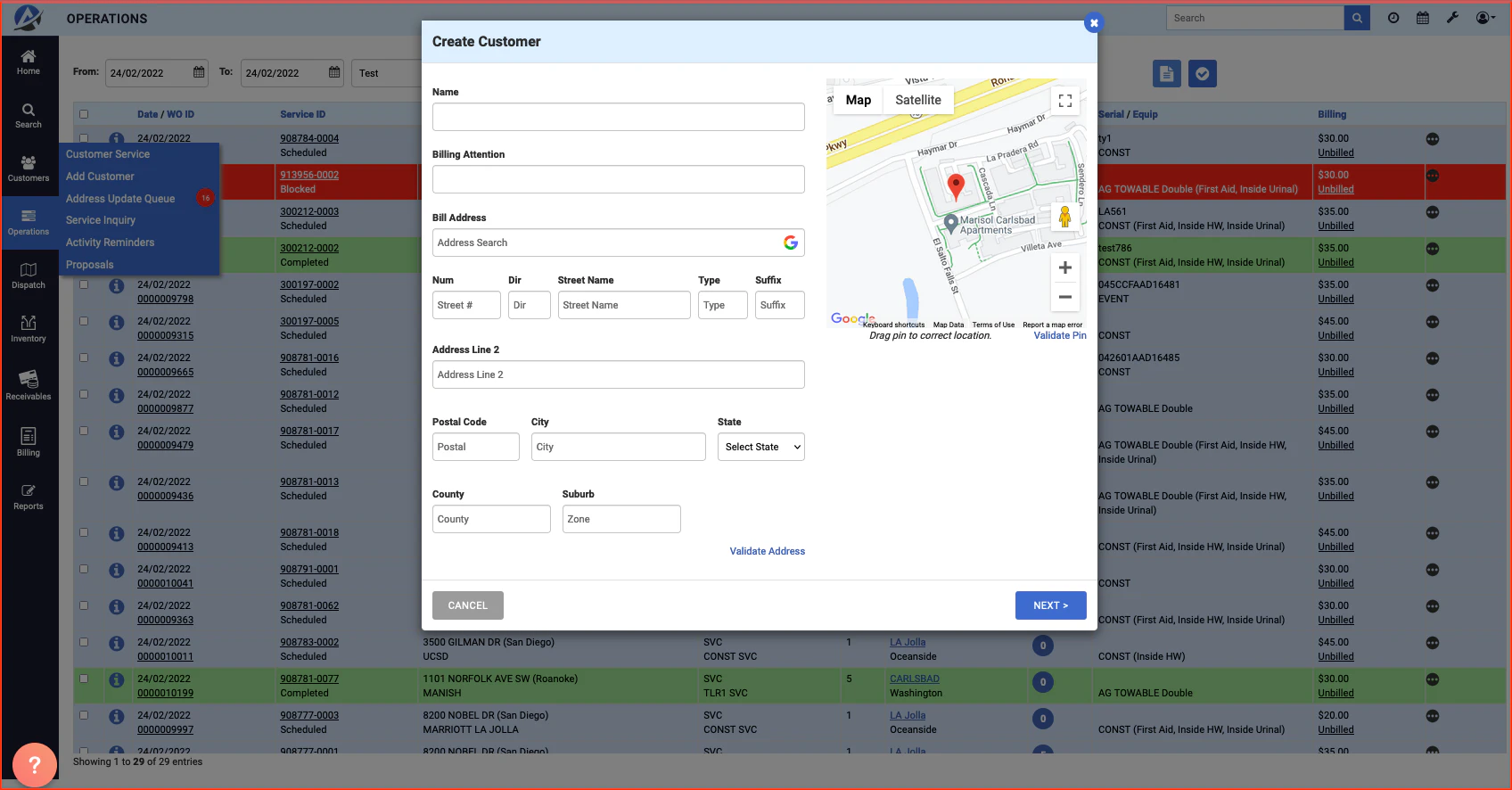 screenshot of AllyPro