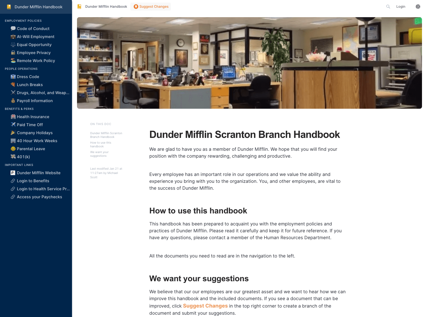 screenshot of Almanac