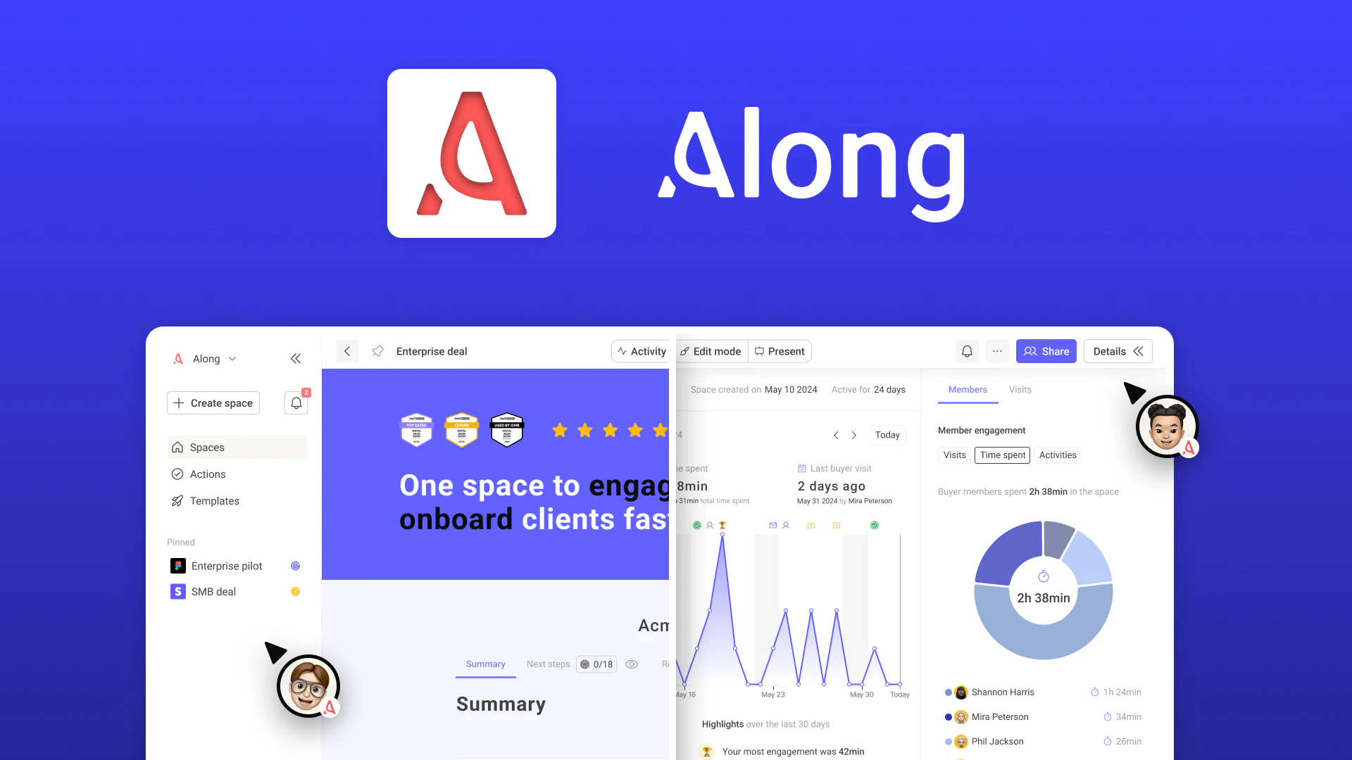 screenshot of Along