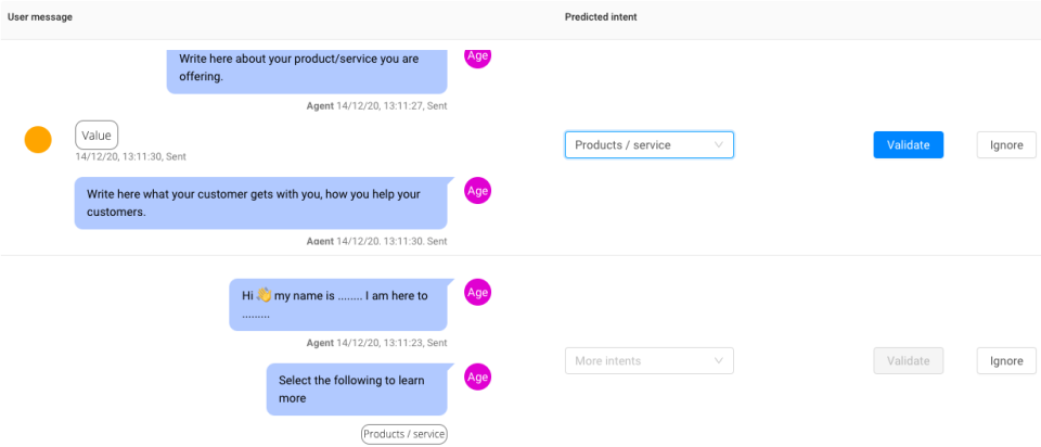 screenshot of AlphaChat