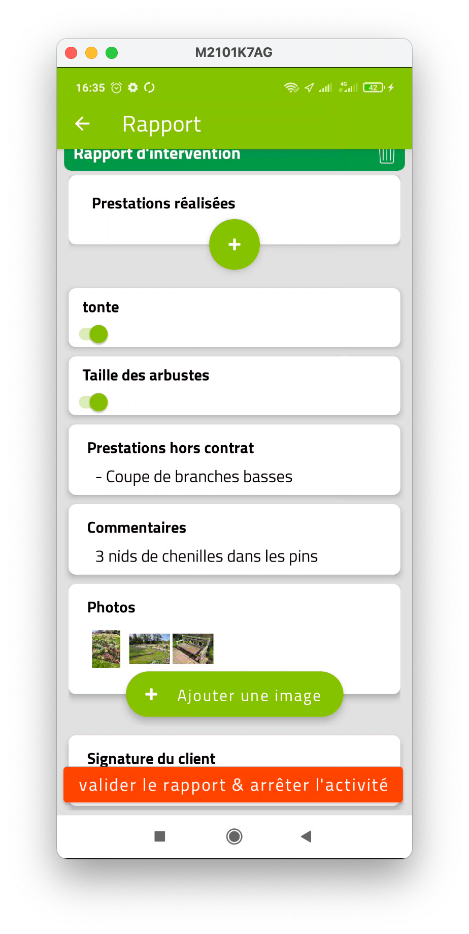 screenshot of Altagem