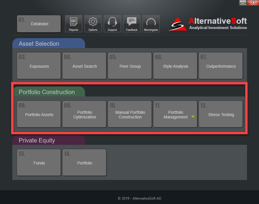 screenshot of AlternativeSoft