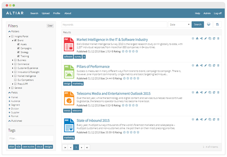 screenshot of Altiar