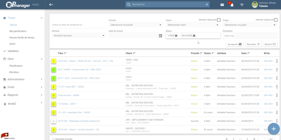 screenshot of AltonPManager