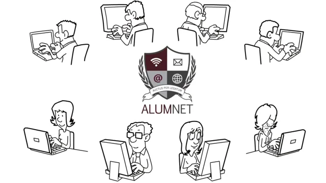 screenshot of AlumNet