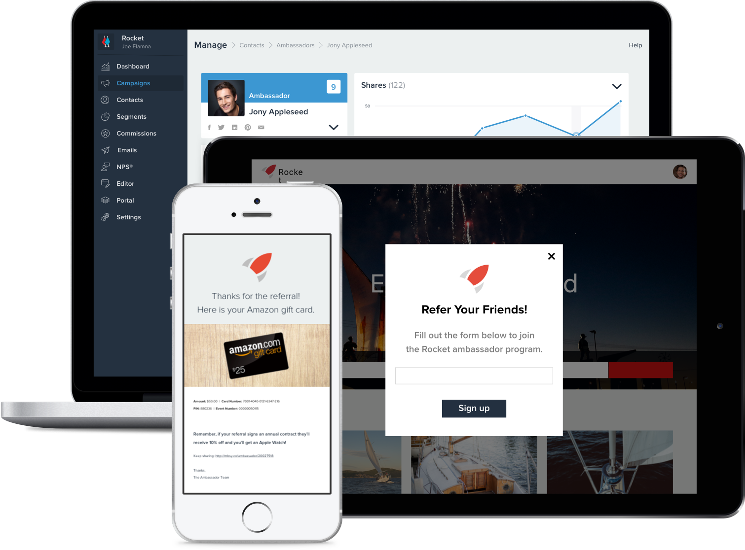 screenshot of Ambassador