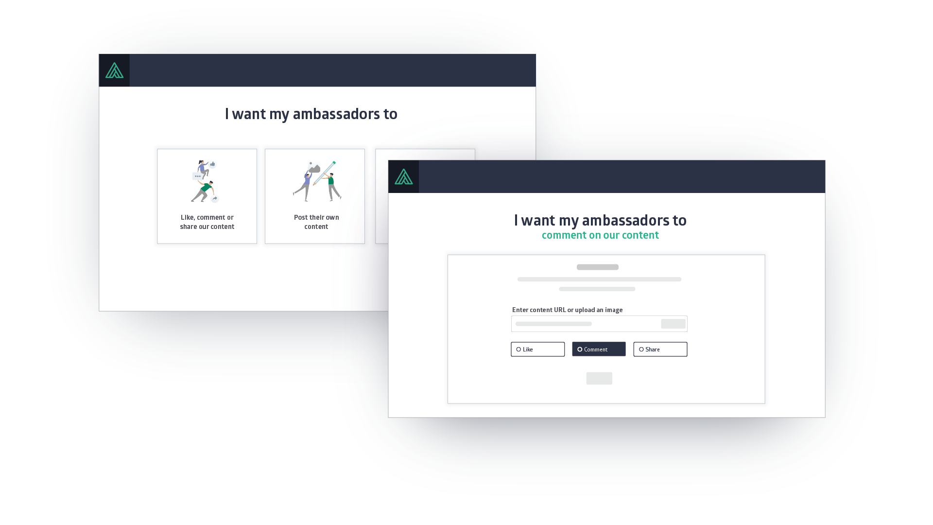 screenshot of Ambassify