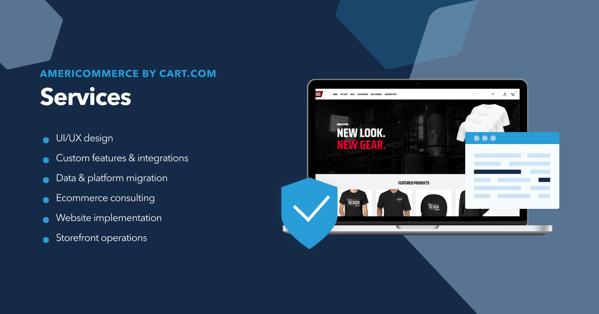 screenshot of AmeriCommerce