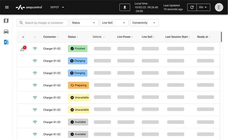 screenshot of Ampcontrol