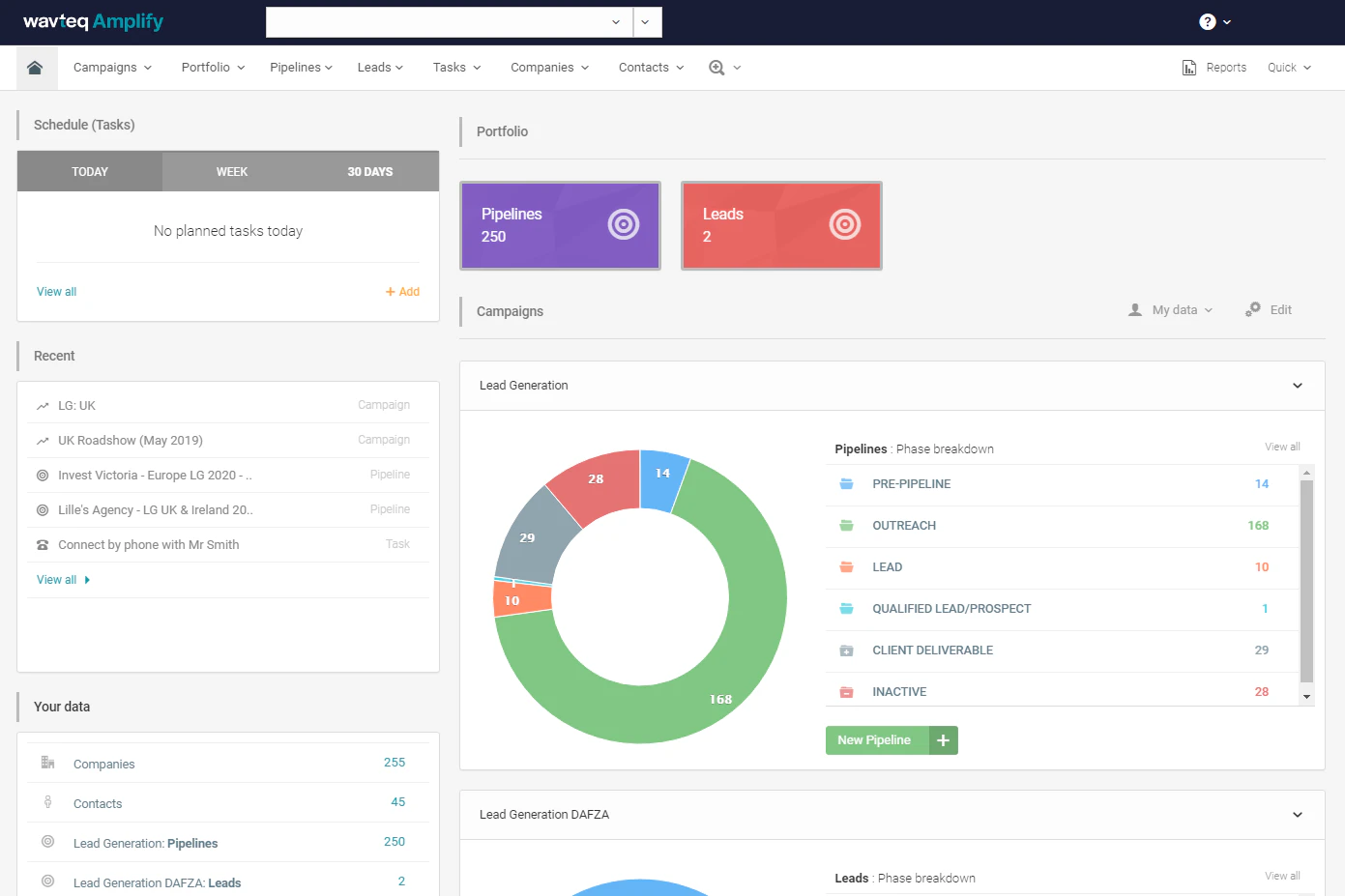 screenshot of Amplify
