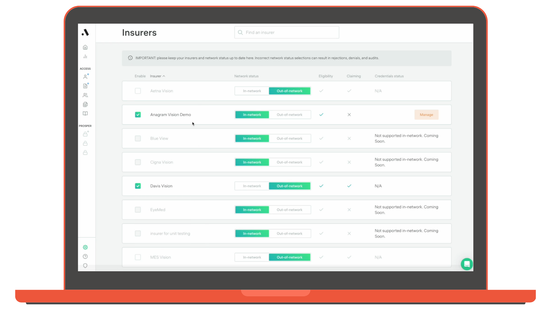 screenshot of Anagram